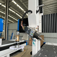 Routeur CNC industriel 4 axes pour le bois avec kit de broche ATC à tambour
