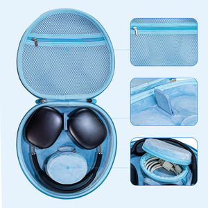 Sac de voyage multifonctionnel de haute qualité Eva Hard Shell Carry Electronics Accessories Silicone Earphone Cover for AirPods Max 2 - Product Image 2