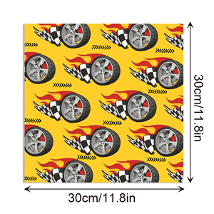 레이싱 카 파티 몬스터 트럭 패턴 선물 포장 사진 앨범 장식 DIY 카드 만들기 장식용 DIY 스크랩북 종이