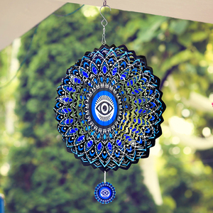 Venta Especial: Molinillo de Viento Metálico de 300 mm para Decoración de Jardín, Colorido, Sublimable, con Envío Gratuito - Product Image 5