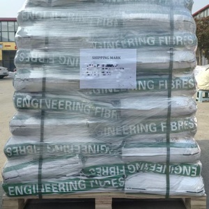Fibra PP 100% Polipropilene 3mm 6mm 9mm 12mm Colore Bianco per Agente Ausiliario Chimico per Calcestruzzo CAS 9003-07-0 Origine Hebei - Product Image 1