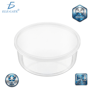 Boîte de conservation alimentaire ronde Ele-Gate 900 ml sans BPA, compatible micro-ondes - Product Image 4
