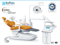 Fauteuil dentaire numérique Buffalo avec écran tactile, visualiseur de films LED intégré et positions de mémoire pour la chirurgie