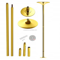 Gold Pole Dance Fitness Portátil Profesional Spinning Dancing Pole Kit Ejercicio Stripper Pole