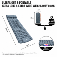 Coussin d'air gonflable imperméable pour le camping, la randonnée et les activités de plein air