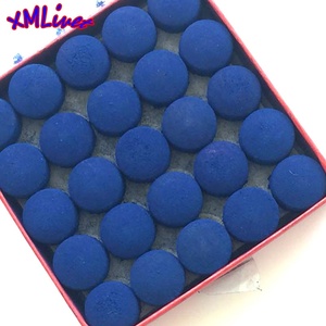 Xmlivet 非常便宜 14毫米 Brunswick 台球提示/批发蓝色猪皮提示台球配件中国 - Product Image 1