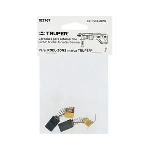 BOX 1 Borsa con 2 carboni di ricambio per ROEL-30N2, TRUPER - Product Image 2