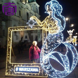 Marco de Fotos LED 2D para Exteriores, Iluminación Decorativa para Navidad, Parques, Áreas Escénicas, IP65, 220V - Product Image 5