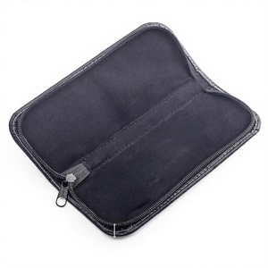 ASAP BEAUTY PAKISTAN Customizable Leather Barber Salon Bags Box Logo Straight Scissors Holder Personal Care PU Leather <b>Case</b> Zip - Product Image 1