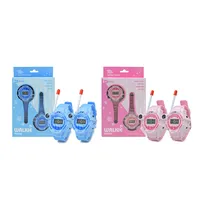 Montre Talkie-Walkie Électronique Interactive Rechargeable Portée 1,5-3KM Puissance 3W-5W Gadgets d'Espionnage Mini Jouet pour Enfants de 2 à 12 Ans