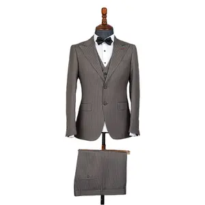 Wholesale Three Piece Men Suits Groom Wedding Wear Fit Suit Made In China