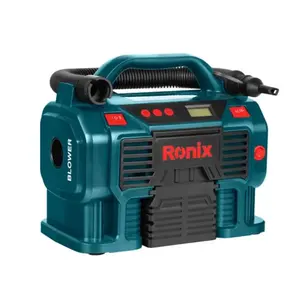 Ronix New Design Rh-4261 160psi 11bar 1100kpa Digital Automatic Mini Portable Pump 220v Car Digital Air Compressor