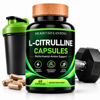 Emballage personnalisé de capsules de L-citrulline, support complet pour marque privée, performance et récupération, usine certifiée GMP