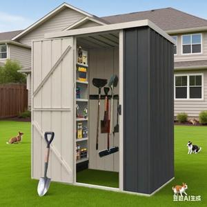 EF0403-H160-H Kleine Opslagloods Huis Schuur Buiten Tuinschuren - Product Image 1