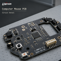 Carte de circuit imprimé (PCB) pour souris d'ordinateur Lierxin, pour applications électroniques d'entrée d'ordinateur OEM