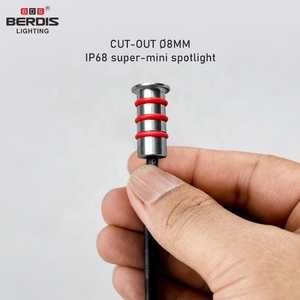 BERDIS <span class=keywords><strong>LED</strong></span> Mini In-terra pozzo luce dito 8mm 0.2w DC12V angolo stretto IP68 impermeabile <span class=keywords><strong>da</strong></span> <span class=keywords><strong>incasso</strong></span> faretto sotterraneo - Product Image 4