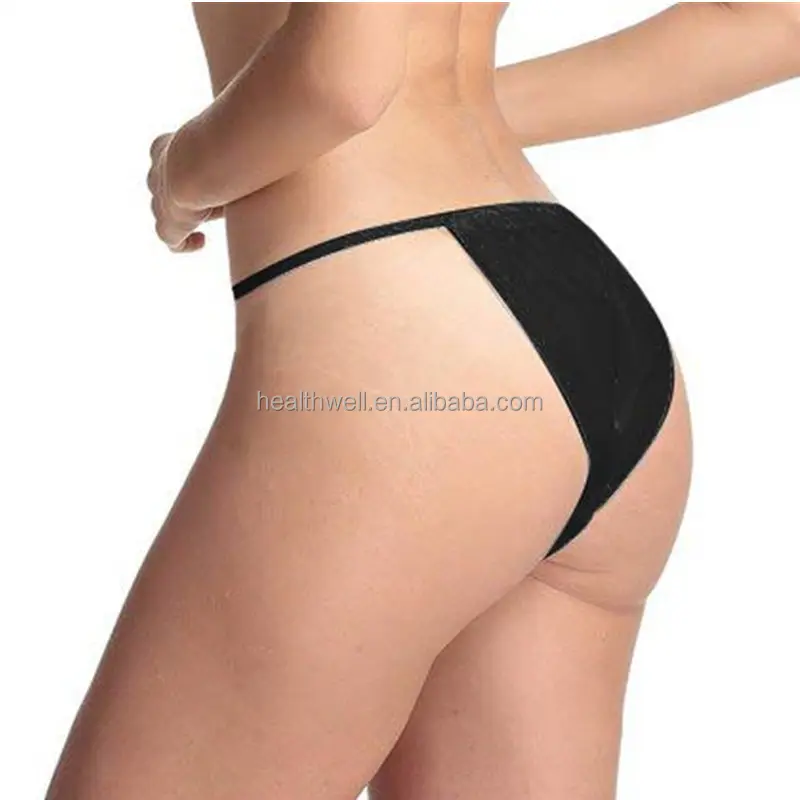 Beauty centre soft bikini pants women disposable T-back G-string dress wholesale