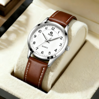 Montre d'examen pour fonctionnaires unisexe MIYOTA Mouvement à quartz 42mm Verre 20mm Boîtier en alliage