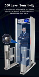 Tam vücut güvenlik tarayıcı havaalanları yüksek hassasiyet kapıdan yürümek kızılötesi Metal dedektörü ayarlanabilir hassasiyet su geçirmez - Product Image 5