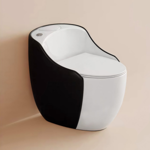 Piège en S monobloc coloré <span class=keywords><strong>d</strong></span>écoratif de style occidental, siphonique, chasse <span class=keywords><strong>d</strong></span>'eau, <span class=keywords><strong>WC</strong></span> en céramique monté au sol, toilette <span class=keywords><strong>pour</strong></span> hôtel et maison - Product Image 1