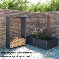 Grand lit de jardin surélevé multifonctionnel extérieur 6x4 Lits de fleurs Lits de jardinière de légumes