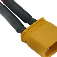 Connecteur de batterie XT60, câble en silicone haute flexibilité, longueur personnalisée, cordon d'extension d'alimentation pour la charge solaire