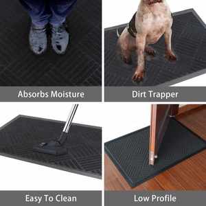 Tapis d'entrée antidérapant commercial hautement absorbant, tapis de porte en <span class=keywords><strong>caoutchouc</strong></span> rembourré pour la maison, l'hôtel, tapis de porte lavables pour une utilisation en extérieur - Product Image 5