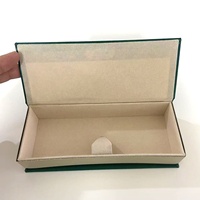 Vente en gros d'étui à lunettes rectangulaire pliable en métal argenté Boîte d'emballage rigide pour lunettes de soleil avec logo imprimé pour le rangement des lunettes