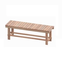 [BeNK] Banc en bois d'acacia massif, design 2026, très populaire, pour usage extérieur, hôtels, jardins, porches, cours et pelouses