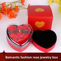 Bunga Sabun AIDA Bentuk Hati Buatan Tangan Grosir, Hadiah Mewah untuk Ulang Tahun, Hari Jadi, Hari Valentine