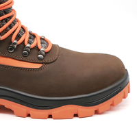 Chaussures imperméables pour hommes MaxiTough, bottes de haute qualité en cuir marron, S3, injection antidérapante, chaussures de sécurité pour station-service
