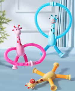 Tubos de Juguete Sensoriales de Jirafa de Plástico para TDAH, Autismo, Juego Sensorial, Regalos para Cestas de Pascua, Viajes, Escuela, Fiestas, Logotipo Personalizado - Product Image 3
