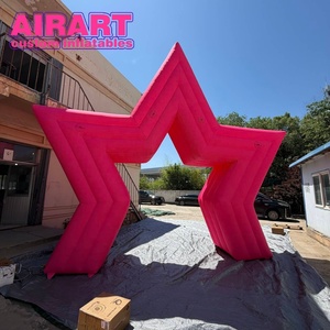 Arco Inflable Personalizado de Bailarina de <span class=keywords><strong>Flamenco</strong></span>, Puerta de Entrada Inflable Gigante con Forma de Labios Rosados y Texto de Marca Personalizado - Product Image 6