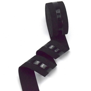 Antideslizante látex negro elástico 2,5 CM correa de silicona ropa de ejercicio correas costura recorte para pantalones de Yoga traje de baño - Product Image 1