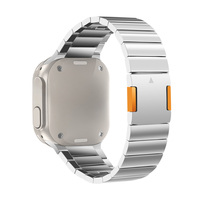 Bracelet de montre sport en acier inoxydable 316L de luxe pour vente en gros en usine, compatible avec Watch 10/9/8 SE Ultra 46mm, fermoir papillon