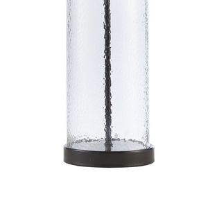 Lampe de table cylindrique en porcelaine et verre, style minimaliste traditionnel, alimentée par batterie, portable, pour la décoration intérieure et la lecture dans les chambres. - Product Image 4