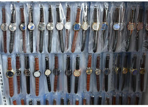 Cheap Vintage Handmade <strong>Stitching</strong> Leather Strap <strong>Watch</strong> Leather Wrist <strong>Watches</strong> Man Random <strong>Watch</strong> Mix - Product Image 6