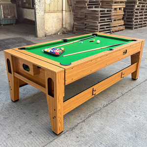 <span class=keywords><strong>Tavolo</strong></span> da Gioco Multifunzione 2-in-1 Rotante in Legno con <span class=keywords><strong>Tavolo</strong></span> da <span class=keywords><strong>Biliardo</strong></span> <span class=keywords><strong>e</strong></span> <span class=keywords><strong>Tavolo</strong></span> da Hockey su Aria con Accessori Gratuiti - Product Image 3