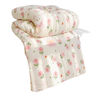 ผ้านวมผ้าฝ้ายสองชั้น 5-6 จิน ให้ความอบอุ่น ใช้ได้ทุกฤดู ซักได้ - Product Image 4