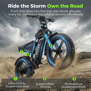 <span class=keywords><strong>Bicicleta</strong></span> Eléctrica Motorizada F6 US Stock Envío Rápido DTTZH 48V15A E-bike <span class=keywords><strong>Bicicleta</strong></span> Eléctrica de <span class=keywords><strong>Montaña</strong></span> E-Bike - Product Image 4