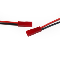 JST SYP 22AWG 50cm laki-laki panjang 2 Pin kabel silikon untuk RC dengung FPV Drone Lipo baterai Printer 3D tahan air