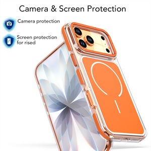Funda de Acrílico para Teléfono Celular iPhone 17 16 15 Plus 14 Pro 13 12 11 Pro Max, Antiamarilleo, Magnética, Antigolpes, para iPhone 17 Air - Product Image 2