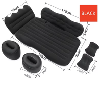 Colchón inflable para coche con bomba para viaje por carretera, cama de aire, asiento trasero de viaje, colchón inflable para coche, para camión, SUV, colchón de aire para acampar