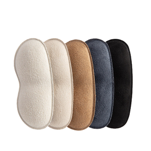 DAMEI SN022 Coussinets de talon en cuir microfibre suédé de qualité supérieure avec mousse à mémoire de forme, protection lisse de 7 mm d'épaisseur, antidérapants et anti-abrasion - Product Image 1