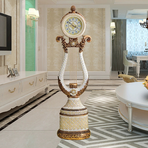 Cổ lớn tầng thường vụ đồng hồ cho sang trọng trang trí hiện đại Nhựa đàn hạc trụ cột Đồng hồ thạch anh trang trí tầng thường vụ đồng hồ - Product Image 3