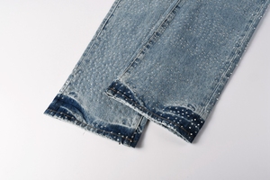 Jeans de Lujo para Hombre, Corte Recto, con Tachuelas y Cristales, Modelo <span class=keywords><strong>Fashion</strong></span> <span class=keywords><strong>Nova</strong></span> - Product Image 6