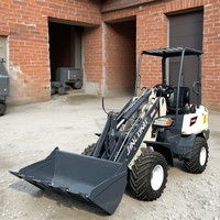 JLE906 Mini caricatore elettrico ruota 2 Ton 2000Kg capacità telescopico compatto Mini caricatore batteria per giardino Farm Core motore