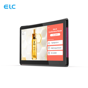 Wall Mounted 10.1 Inch LCD <b>Touch</b> <b>Screen</b> POE Power LED Light Control Access Meeting Room Booking System RK3288 Mee - Product Image 1