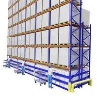 Système de rayonnage à palettes en forme de larme robuste, directement de l'usine, norme américaine, rayonnage de stockage sélectif pour entrepôt, poutre réglable