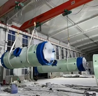 Grande station de relevage d'eaux usées souterraine en PRV 20000L/H avec double pompe automatique PLC pour système d'évacuation des eaux usées municipales robuste